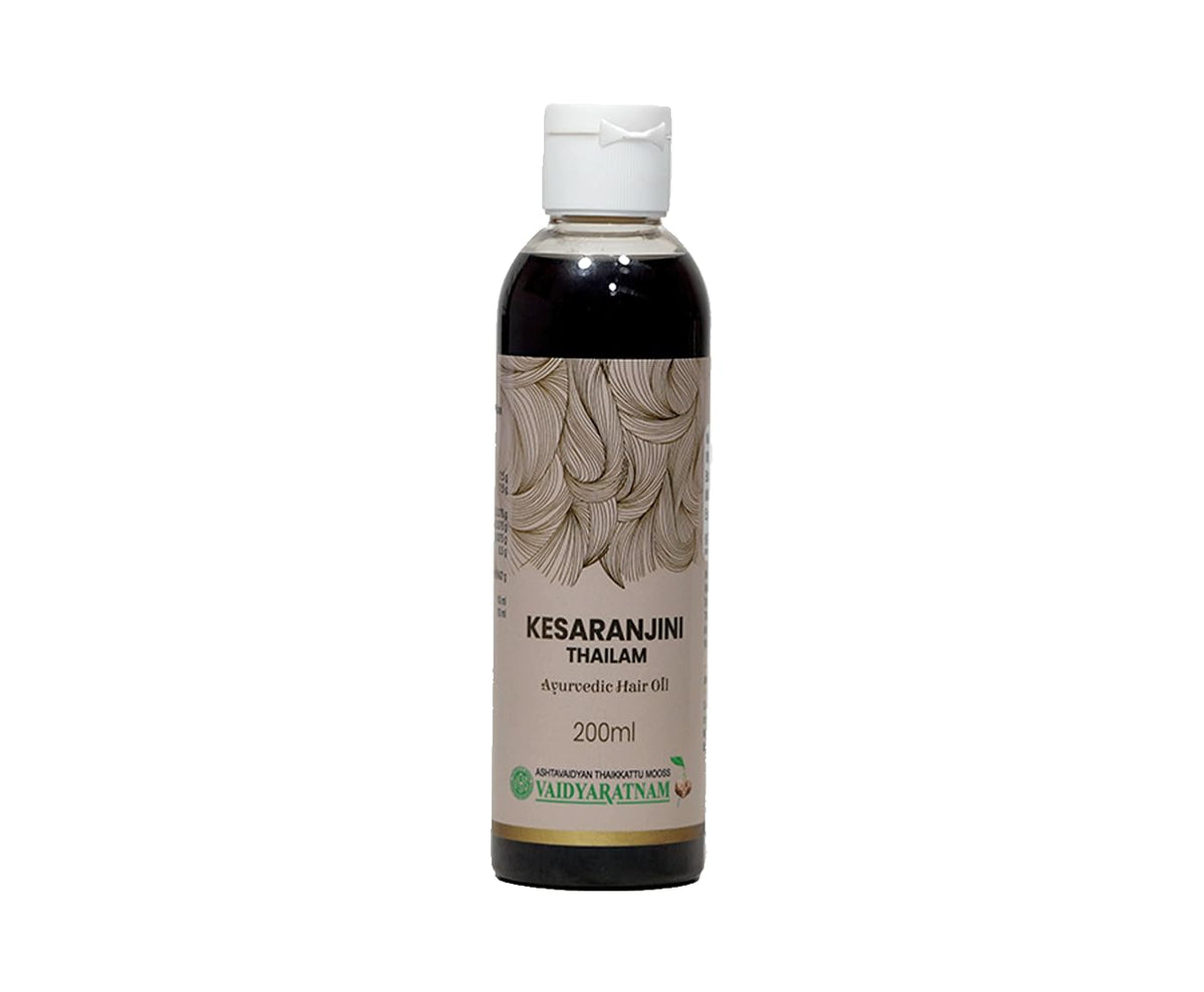 Vaidyaratnam Kesaranjini Thailam | Ayurvedic Hairfall Oil | Natural Hair Fall Control Oil for Strong & Healthy Hair | Ayurvedic Hairfall Medicine