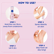 NIVEA Deodorant, Pearl & Beauty, Women, 150ml