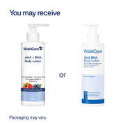 WishCare AHA BHA Body Lotion For Dry Skin | Provides Deep Hydration, Detans & Smooths Rough Skin | With 10% AHA & 1% BHA | Daily Use Body Lotion For Women & Men | 200ml