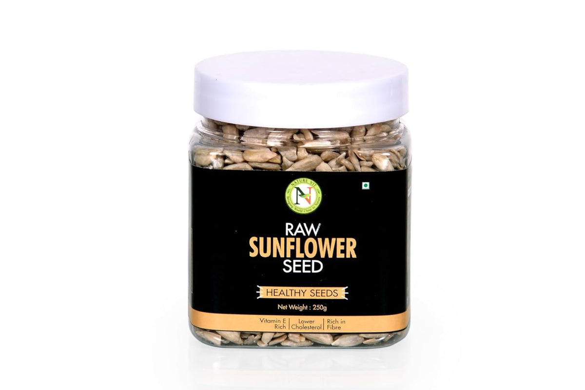NatureVit Pumpkin and Sunflower Seeds Combo 500 Gram (2 Jar x 250g) | Protein & Fibre Rich Super Seeds | Immunity Booster | Healthy Snack & Diet Food