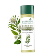 Biotique Bio Bhringraj Therapeutic Hair Oil for Falling Hair | Intensive Regrowth Treatment | Nourishing Follicles| Strong and Shiny | For All Skin Types| 200m