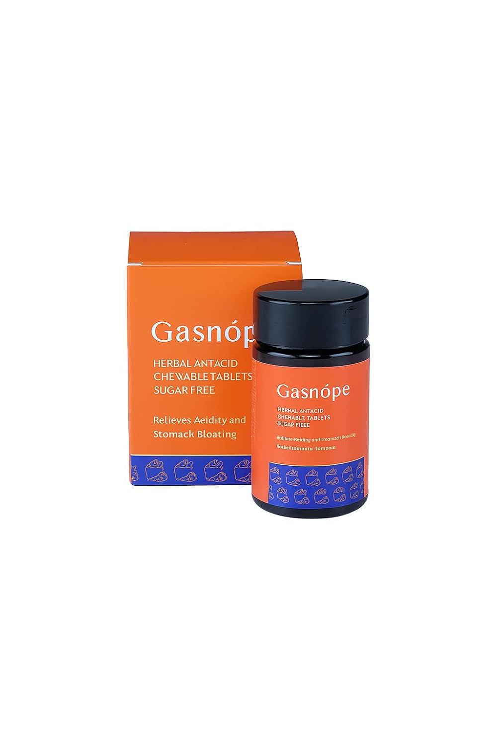Vaidyaratnam Gasnope Tablet - 60 Nos, Improves Digestion, Relieves from Gas, For Acidity & HeartBurn | Fast & Natural Relief from Acidity | Acidity Relief Tablet | Sugar-Free Chewable Tablets | Supports Acidity and Bloating Relief | Natural Digestive Comfort Tablets