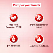 Dettol Foaming Handwash Pump - Strawberry, 250ml | Rich Foam | Moisturizing Hand Wash | Soft on Hands