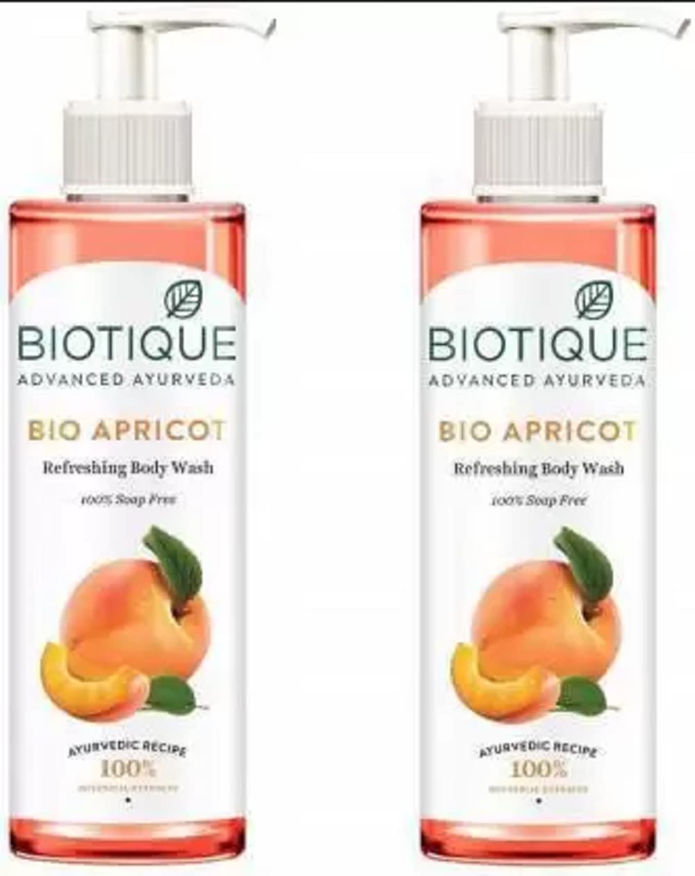 BIOTIQUE BIO_ APRICOT_ BODY_WASH 200ML pack of 2 (2 x 200 ml)