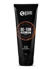 Beardo DeTan Peel off Face Mask for Men, 100g | Coffee Extract to Remove Tan & Deep Cleansing, Defeat Blackheads & Whiteheads, Face Mask for Glowing Skin