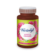 Fevicryl Pidilite Acrylic Colour (500 ml, Dark Brown) 3D Outliners Regular Kit 20ml x 5 | Multi Colour