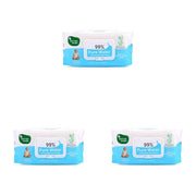 Mother Sparsh 99% Pure Water (72 Unscented Baby Wipes) - Super Thick Fabric (Pack of 3)