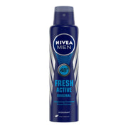 Nivea Men & Women Deodorant Spray, Fresh Active Original , 150Ml And Deodorant Spray, Fresh Natural, 150Ml, Pack Of 1