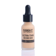 INSIGHT Cosmetics Ultra-Thin Second Skin Long Wear Liquid,Acne Prone Creamnatural Full Coverage Foundation,20Ml(01-Golden Honey)& Non Transfer Lip Color,Matte Finish,4Ml - 03 Divine Wine,Pack Of 1