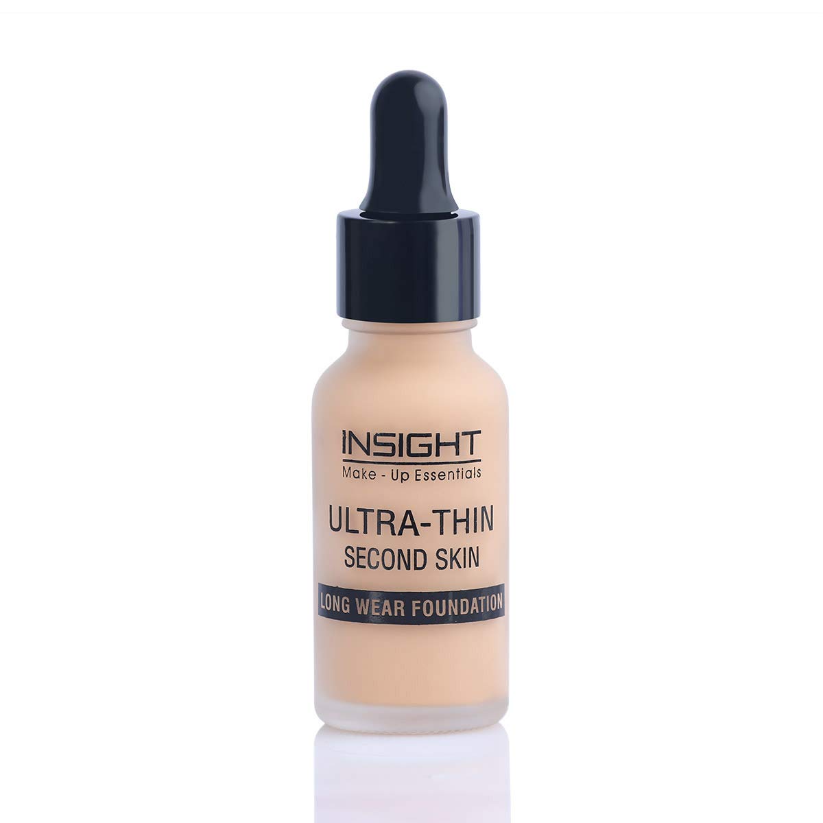 INSIGHT Cosmetics Ultra-Thin Second Skin Long Wear Liquid,Acne Prone Creamnatural Full Coverage Foundation,20Ml(01-Golden Honey)& Non Transfer Lip Color,Matte Finish,4Ml - 03 Divine Wine,Pack Of 1