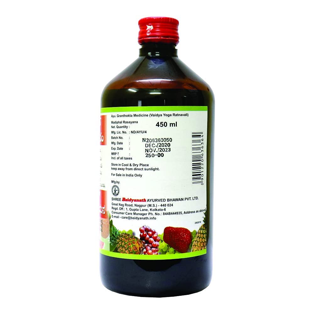 Baidyanath Asli Ayurved Madiphal Rasayana Matulanga Rasayana - 450 Ml (Pack Of 2)