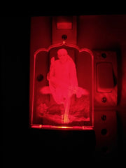 SHINDE EXPORTS Sai Baba Colour Changing LED Room Lamp (Design 1)