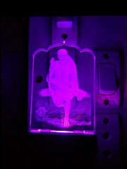 SHINDE EXPORTS Sai Baba Colour Changing LED Room Lamp (Design 1)