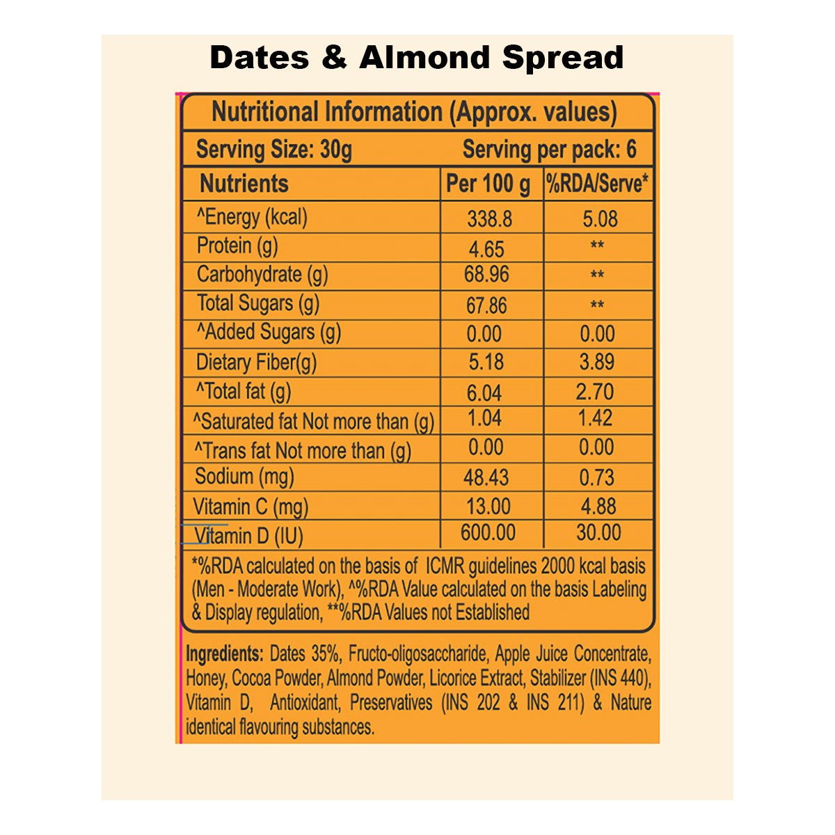 Patanjali Nutrela Men's Superfood + Dates & Almond Spread Combo (400G+180G)