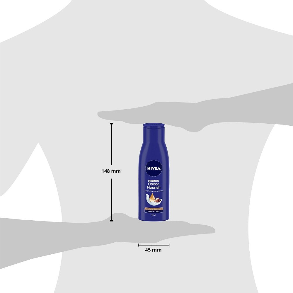 NIVEA Cocoa Nourish Body Lotion, 75ml