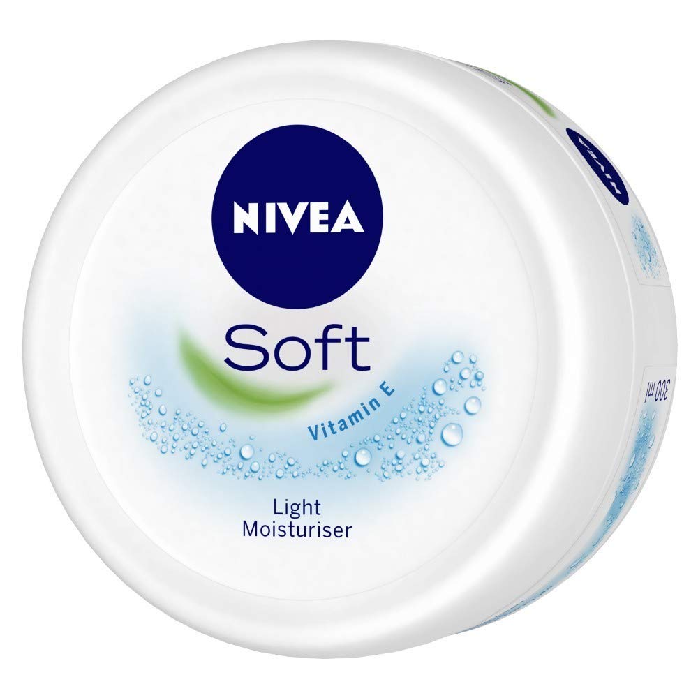 NIVEA Soft Light Moisturizing Cream, 300ml (Pack of 2)