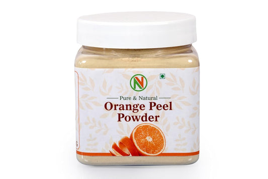 NatureVit Orange Peel Powder 1 Kg | 100% Pure & Natural | Vitamin C-Rich for Skin Brightening & Face Packs | Vegan & Cruelty-Free
