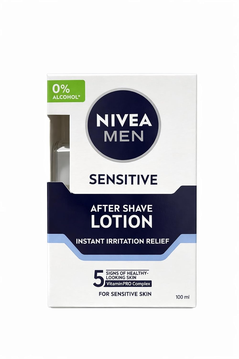 NIVEA MEN Shaving, Sensitive After Shave Lotion for Face, 100ml