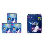 Stayfree Secure XL Combo Pack 120 Pads & Secure Nights