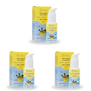 Little Rituals Baby Sunscreen for Kids 0-15 Yrs SPF 50 PA++++ Organic & Natural Lotion, UVA UVB IR, Blue Light, Wifi Radiation, Protection, Hypoallergenic, SWISS Tech, Daily Use Sunblock - 50gm