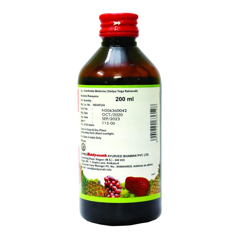 Baidyanath Asli Ayurved Matulanga Rasayana|Madiphal Rayayana|200 Ml, Pack of 1