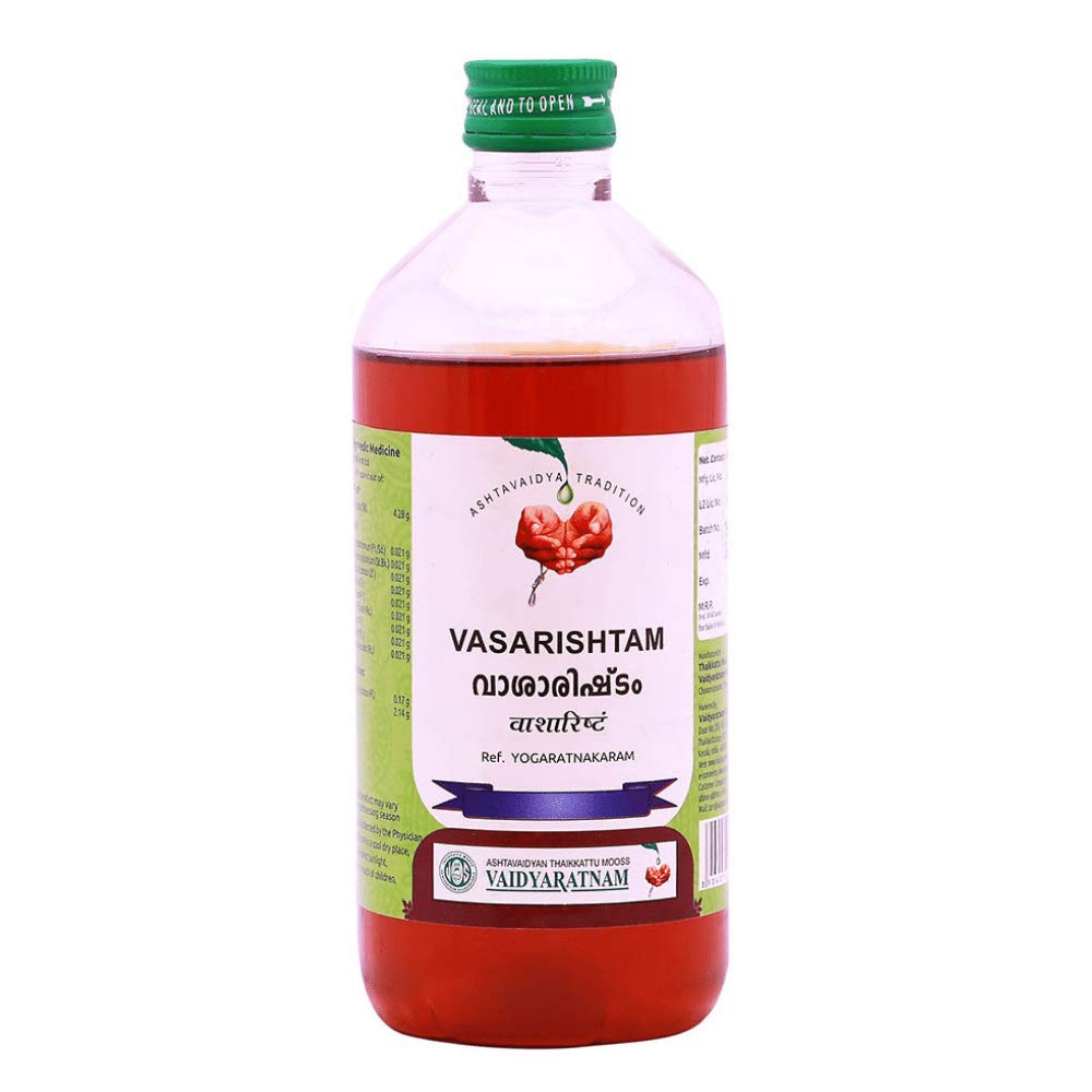 Vaidyaratnam Vasarishtam 450 ml (Pack Of 2)| Ayurvedic Products | Ayurveda Products | Vaidyaratnam Products