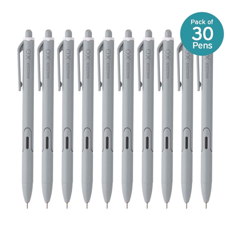 Hauser XO RT Ball Pen | Black Ink, Set Of 10 x 3 Packs