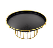 DSH Cake Stand for Cupcake Display Stand Multipurpose Round Dessert Stand for Birthday and Wedding Party (Black, Big)
