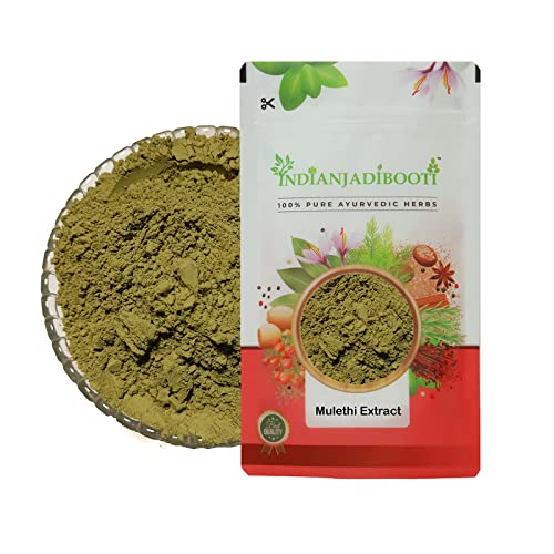 IndianJadiBooti Pure Sat Mulethi (Licorice Extract) | Traditional Botanical for Vocal Harmony, Digestive Soothing & Pitta Balance