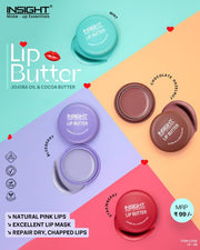 INSIGHT Lip Butter | Enriched With Orange Peel | Roseship Oil| Prevents Discolouration | Promotes Repair | Ultra Nourishing |LP06-Blueberry