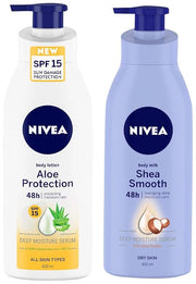 NIVEA Aloe Protection 400 ml + Shea Smooth 400 ml