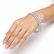 NMII Alloy Metal Gold Plated Bangles Set For Girls and Women Studded American Diamond Stone | Kangan Set | Metal ke Kade | Women Bangles | Girls Designer Bracelet Bangles | Fashionable Jewelry