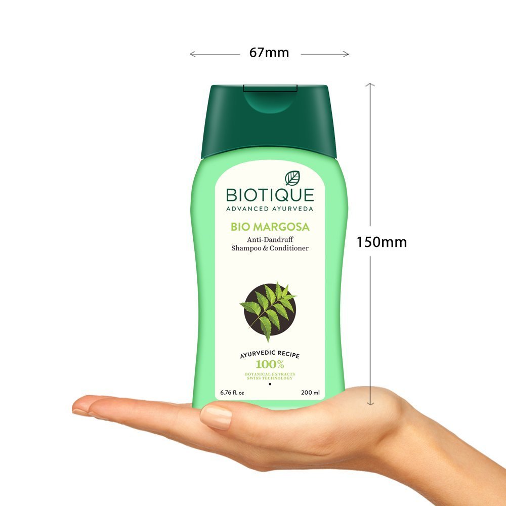 Biotique Bio Margosa Anti Dandruff Shampoo 200ml (Pack of 2)