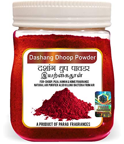 Parag Fragrances Dashang Powder for Pooja, Hawan, Home Fragrance, Dhoop and Body Fragrance / 135 Gram Pack/Geniune & Original Javadhu Powder