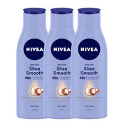 NIVEA Shea Smooth Milk Body Lotion, 200 ml (Pack of 3)