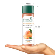 Biotique Bio Apricot Refreshing Body Wash, 190ml and Biotique Bio Kelp Fresh Growth Protein Shampoo, 190ml (Pack of 2)