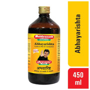 Baidyanath Asli Ayurved Abhyarishta Syrup with Jaggery, 450 ml – Effective Piles & Constipation Relief Tonic