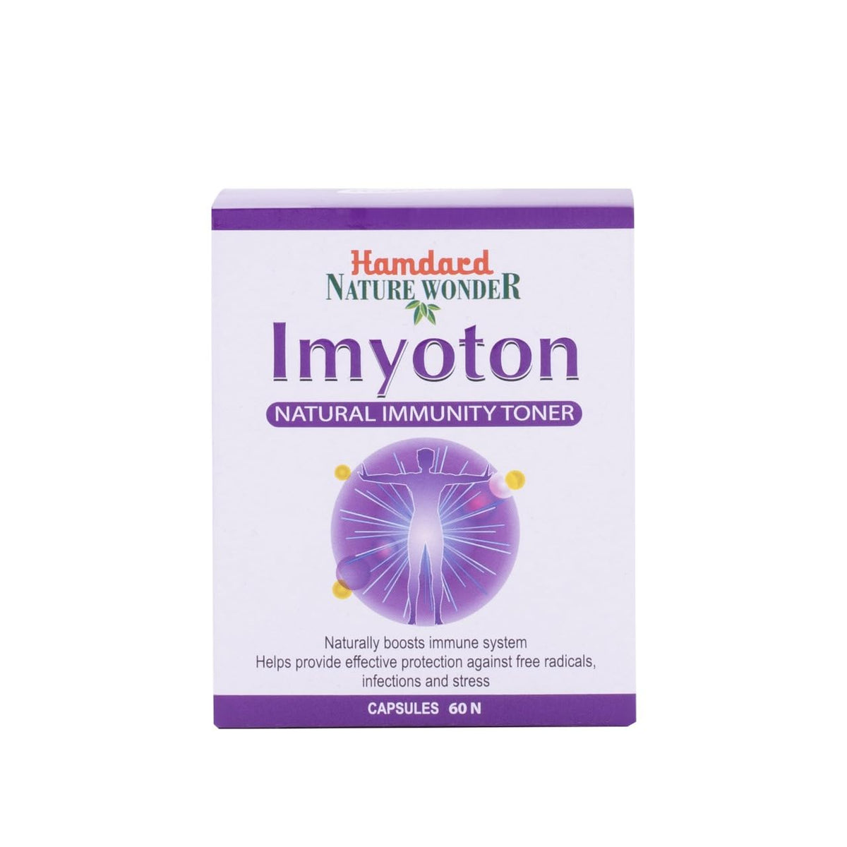 Hamdard Imyoton Capsule for Immunity | 60 Capsule | Supports Immune System | Helps in Managing Stress and Infections | All-natural Herbal Remedy | Unani Formulation | Pack of 2
