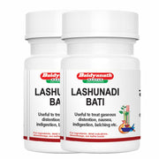 Baidyanath Asli Ayurved Lashunadi Bati | Supports Digestive Health | Relieves Indigestion & Gas | Ayurvedic Herbal Tablets - 80 Tablets (Pack of 2)