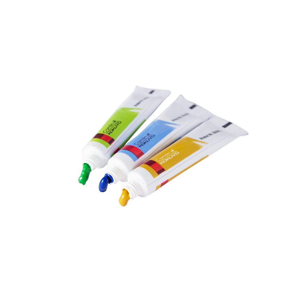 Camel Camlin Kokuyo Fabrica Acrylic Ultra Colors - 10Ml Each, 6 Shades Student Water Color Tube - 5Ml Tubes, 18 Shades
