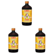 Baidyanath Ashwagandharishta | Helps Boost Immunity and Stress Buster | Useful for Natural Body Strength (450 ml) (Pack of 3)