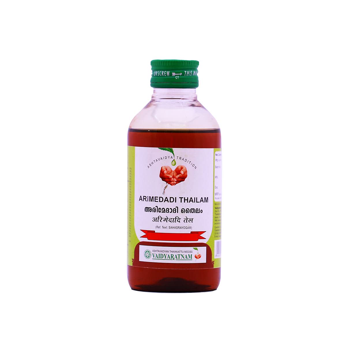 Vaidyaratnam arimedadi thailam 200 ml