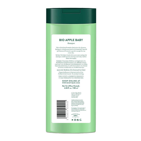 Biotique Apple Twist Shampoo for Disney Kids| Enriched with Natural Apple Extracts & Botanical Ingredients | Helps Cleanse, Nourish & Strengthen Kids’ Hair | 180ml