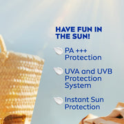 Nivea Sun Lotion, Spf 30, Water Resistant Sunscreen, All Skin Type For Men & Women, 75Ml & Soft Light Moisturizer For Face, Hand & Body, Non-Greasy Cream With Vitamin E & Jojoba Oil, 200 Ml