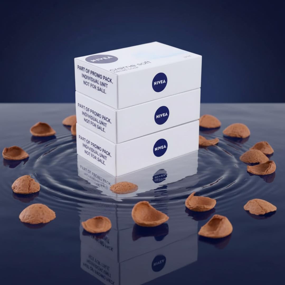 NIVEA Creme Soft Soap, 125 gm (Pack of 4)