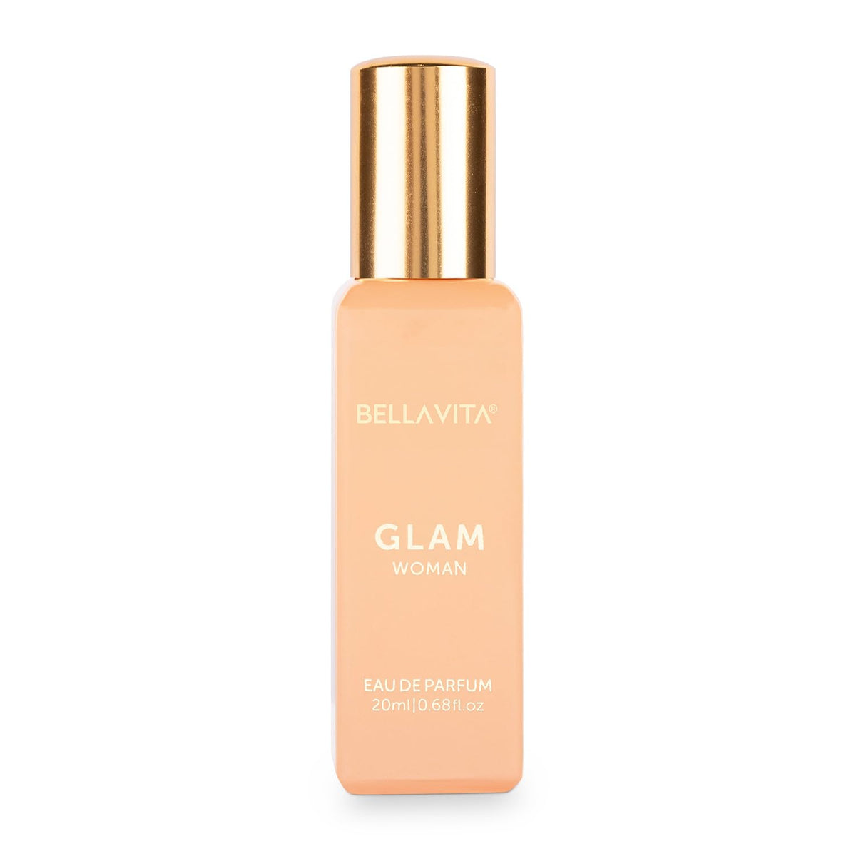 Bella Vita Luxury GLAM | Long Lasting Liquid EDP 20ml for Woman | with African Orange, Jasmine and Patchouli | Floral and Woody Premium Fragrance for Women (Pack of 1)