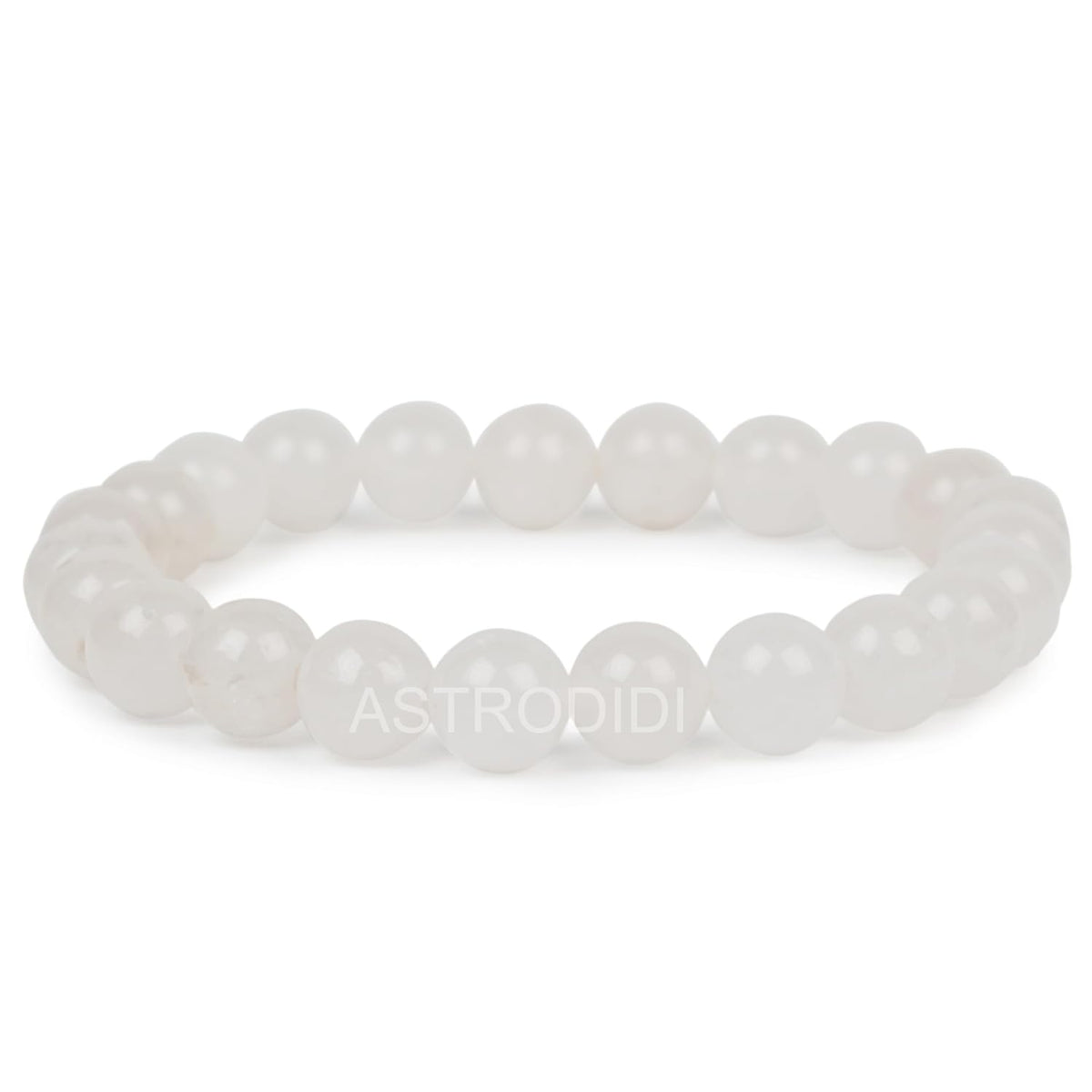 Astrodidi Natural Certified Moonstone Bracelet Helps to Calm Emotional Turbulence, Reduce Stress, Stabilize Mood, Enhances Intuition Emotional Balance & Inner Peace | Reiki Feng-Shui Healing Crystal Gemstone Bracelet for Men and Women