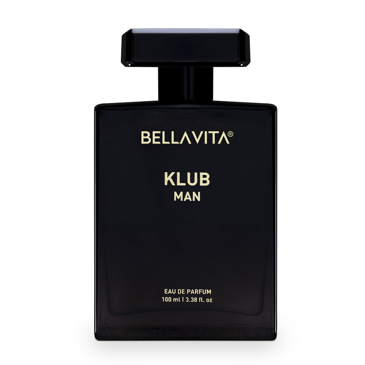 Bella Vita Luxury KLUB Man Eau De Parfum Perfume with Lemon, Rose, Patchouli, Vanilla|Premium, Long Lasting Citrusy Aromatic Fragrance for Men, 100 ML