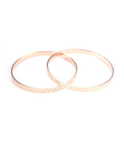 Priyaasi Rose Gold Plated Set of 2 Bangle Set