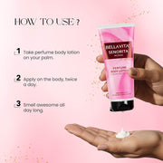 Bella Vita Luxury Senorita Woman Perfume Body Lotion for Nourishing, Hydrating, Soft, Supple,Healthy Skin with Argan Oil and Shea Butter 200 Ml